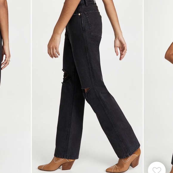 RE/DONE High Rise Rigid Loose Jeans - Picture 3 of 8
